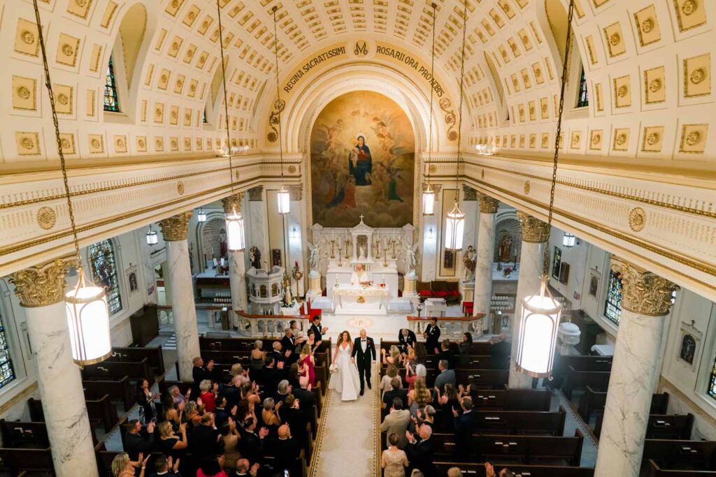 Hotel Monaco DC wedding reception - Holy Rosary DC Catholic wedding ceremony