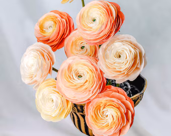 paper ranunculus - wedding flowers